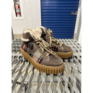 VOILE BLANCHE Fiona Women's WOOL & LEATHER WINTER BOOIES Size 37 US 6.5โ